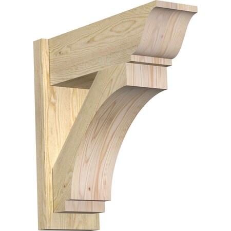 Ekena Millwork Imperial Rough Sawn Traditional Outlooker, Douglas Fir, 8"W x 24"D x 24"H OUT08X24X24IMP01RDF